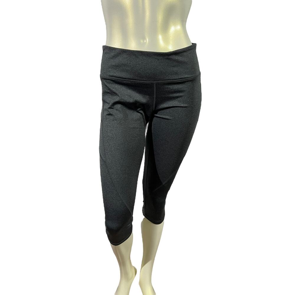 Grey Reebok Capri Leggings, Size Medium, Excellent Condition